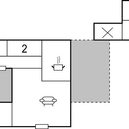 Hébergement de vacances Awesome In With Kitchen